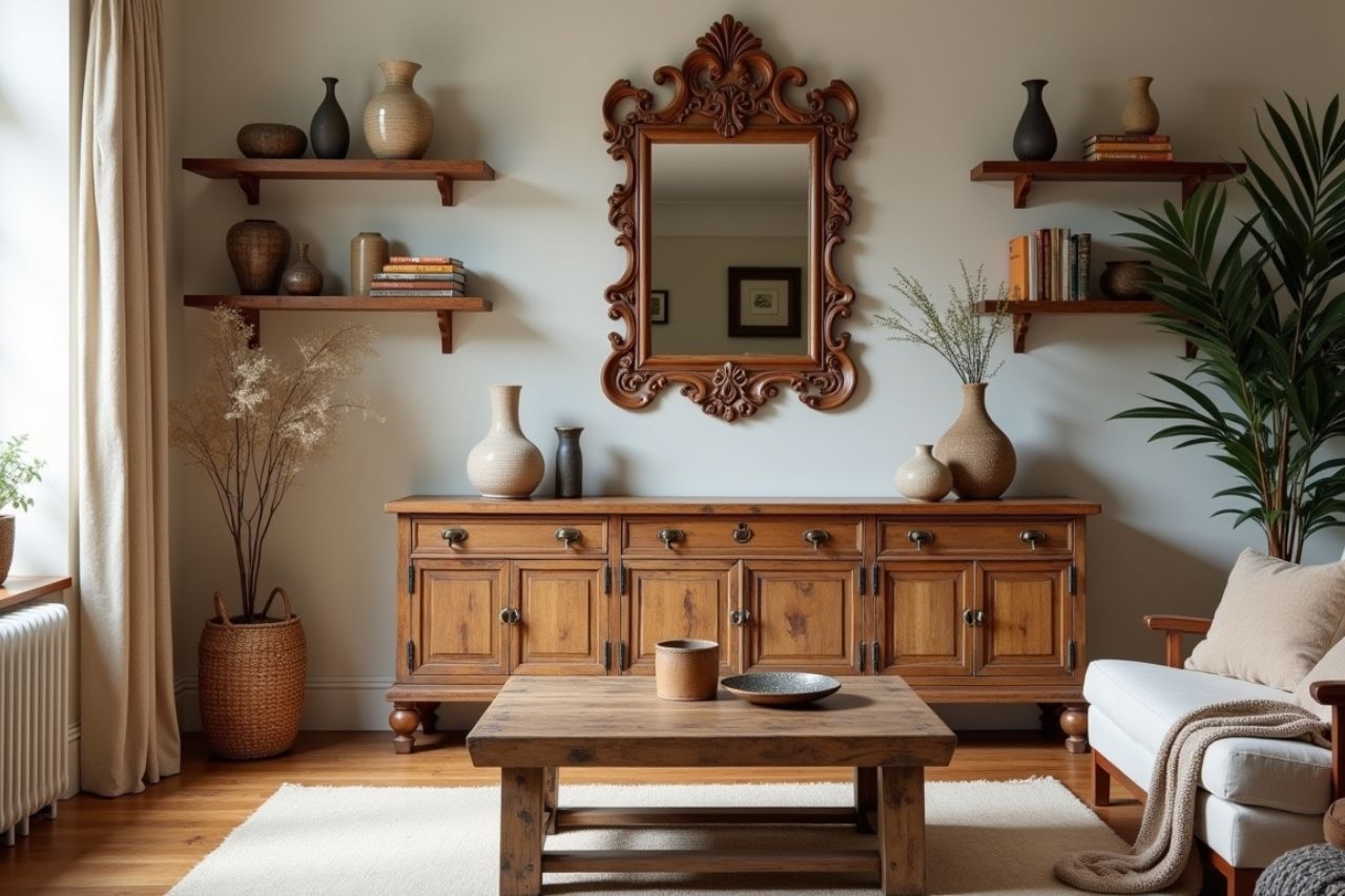 Timeless Charm: Decorating Your Space with Antique Wooden Accents